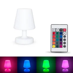 Lámpara luminosa LED RGBW - 6W - Recargable