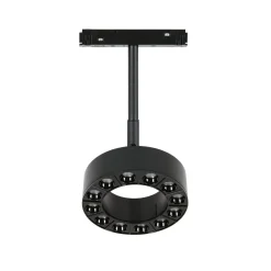 Luminaria circular LED para carril magnético 48V - Ø11,5cm - 12W - CRI90 - UGR18 - OSRAM