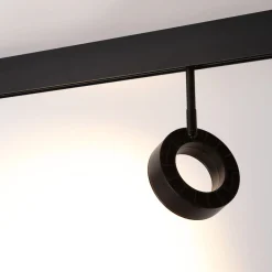 Luminaria circular LED para carril magnético 48V - Ø11,5cm - 12W - CRI90 - UGR18 - OSRAM