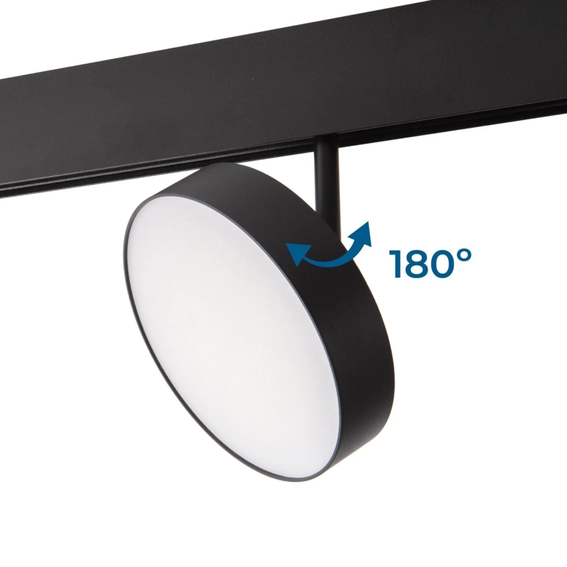 Luminaria circular LED para carril magnético 48V - Ø14.2cm - 18W - CRI90 - OSRAM