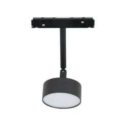 Luminaria circular LED para carril magnético 48V - 9W - Ø7.5cm - CRI90 - Chip OSRAM