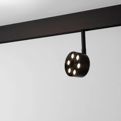 Luminaria circular LED para carril magnético 48V - Ø7cm - 6W - CRI90 - UGR18 - OSRAM