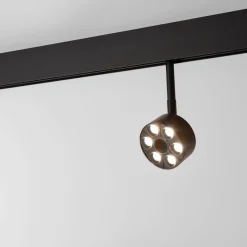 Luminaria circular LED para carril magnético 48V - Ø7cm - 6W - CRI90 - UGR18 - OSRAM
