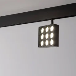 Luminaria cuadrada LED para carril magnético 48V - 9W - CRI90 - UGR18 - OSRAM