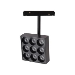 Luminaria cuadrada LED para carril magnético 48V - 9W - CRI90 - UGR18 - OSRAM