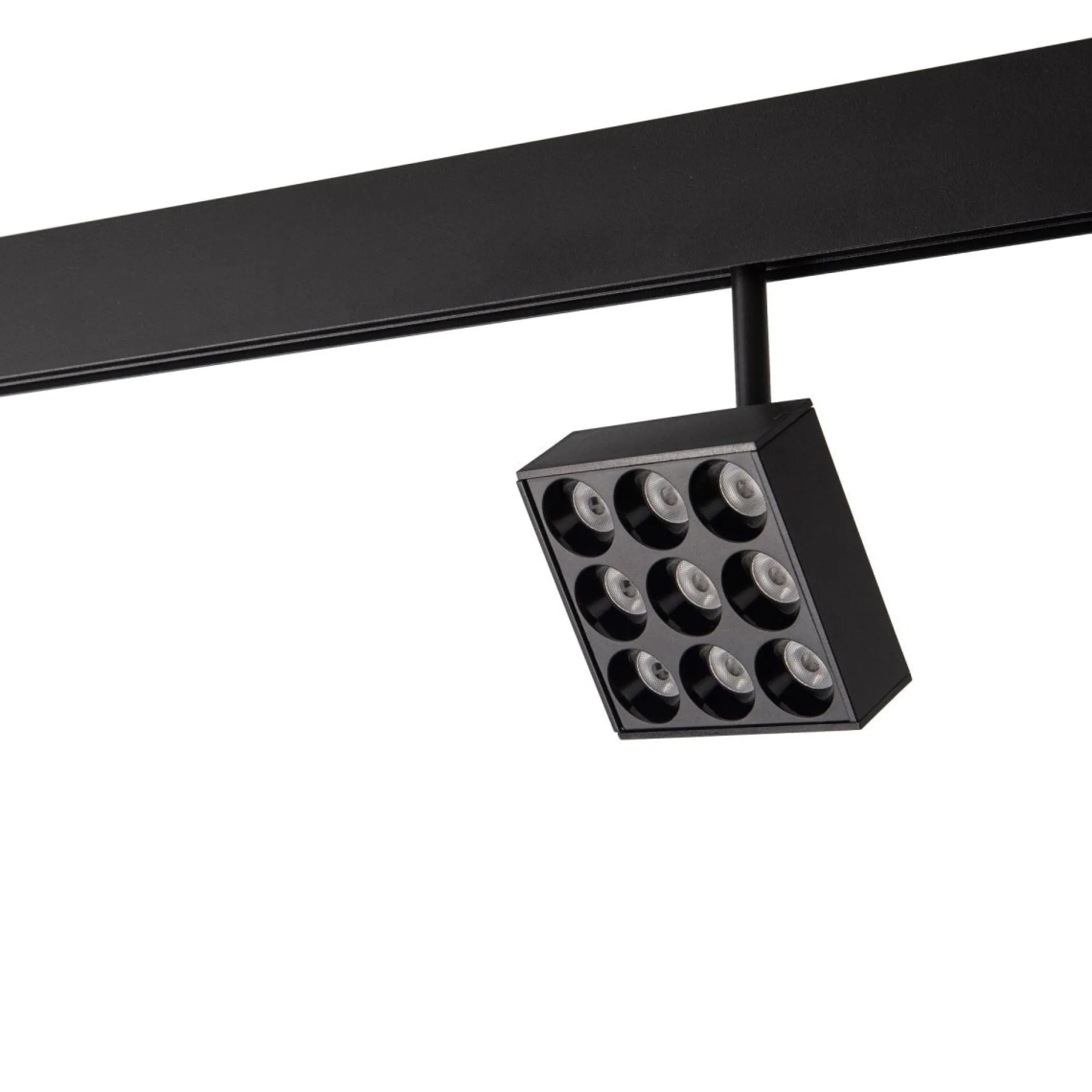 Luminaria cuadrada LED para carril magnético 48V - 9W - CRI90 - UGR18 - OSRAM