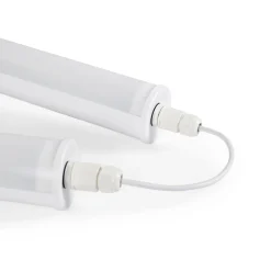 Luminaria estanca tubular para uso industrial - 150cm - 50W - 6900lm - IP65 - IK10