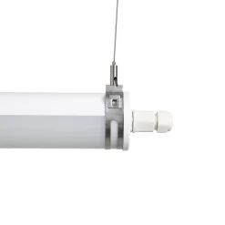Luminaria estanca tubular para uso industrial - 150cm - 50W - 6900lm - IP65 - IK10