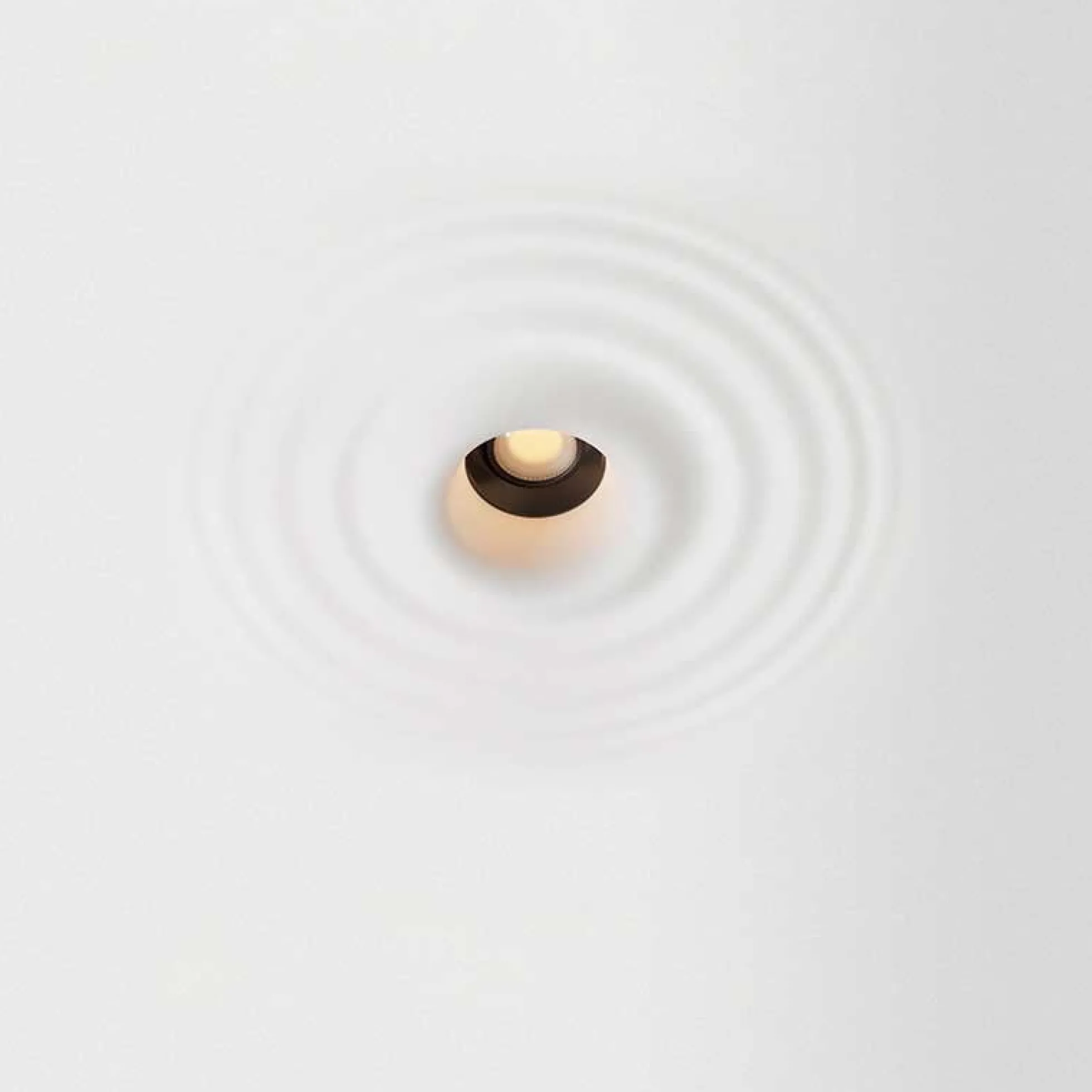 Luminaria integrable de escayola con efecto onda trimless / integración - 30x30cm - GU10