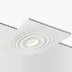 Luminaria integrable de escayola con efecto onda trimless / integración - 30x30cm - GU10