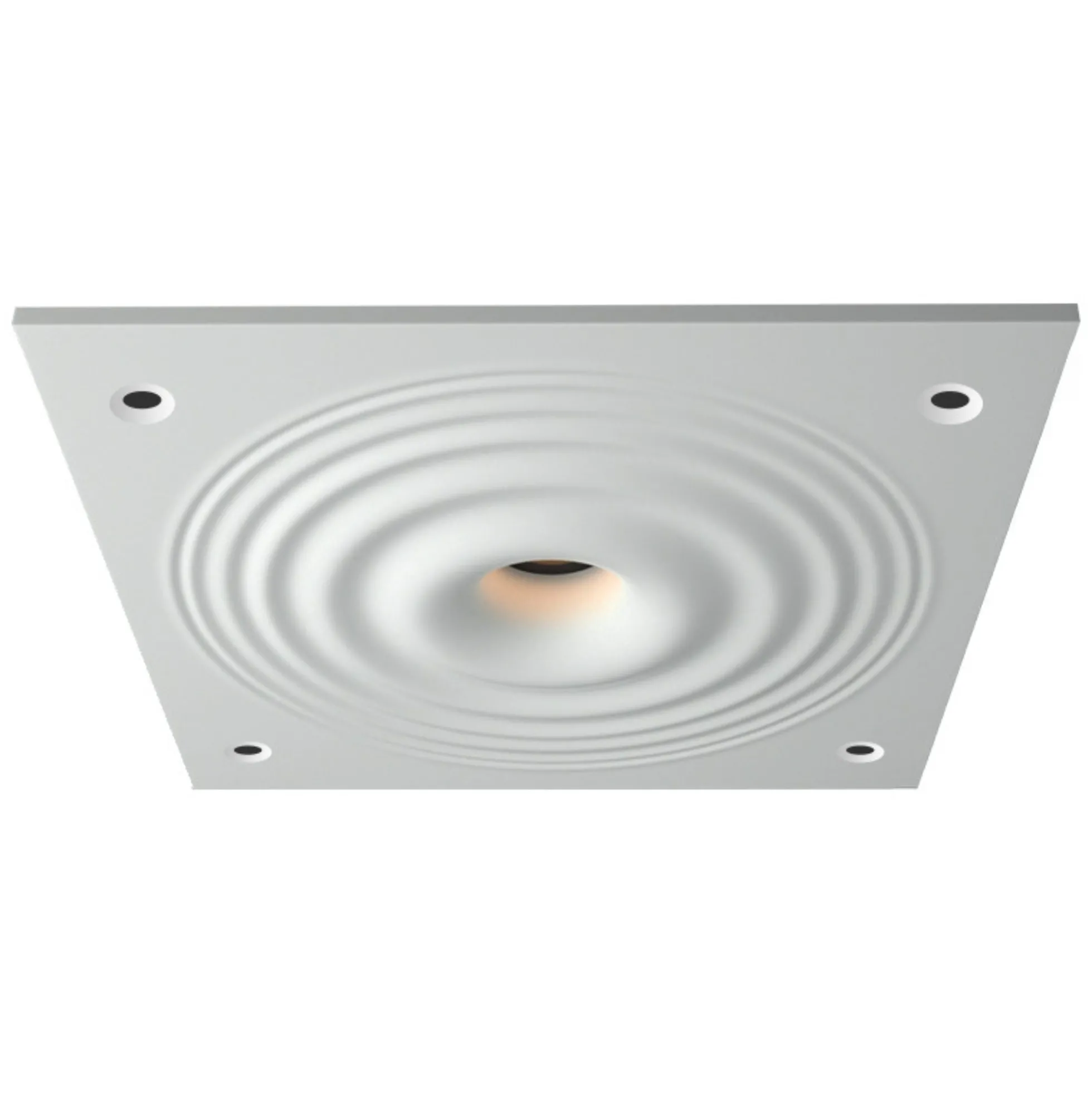 Luminaria integrable de escayola con efecto onda trimless / integración - 30x30cm - GU10