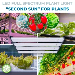 Luminaria LED de cultivo interior - 250W - Regulable 0-10V - Grow light Full Spectrum