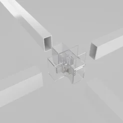 Luminaria Lineal de 120 cm – Diseño Hexagonal Moderno y Minimalista