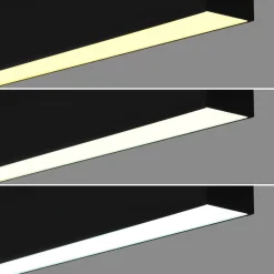 Luminaria lineal LED CCT - Bidireccional - Suspensión - Potencia ajustable 20W/30W/40W - 120cm - UGR 19