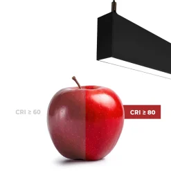 Luminaria lineal LED CCT - Bidireccional - Suspensión - Potencia ajustable 20W/30W/40W - 120cm - UGR 19
