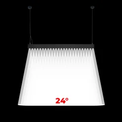Luminaria lineal LED CCT - Bidireccional - Suspensión - Potencia ajustable 20W/30W/40W - 120cm - UGR 17