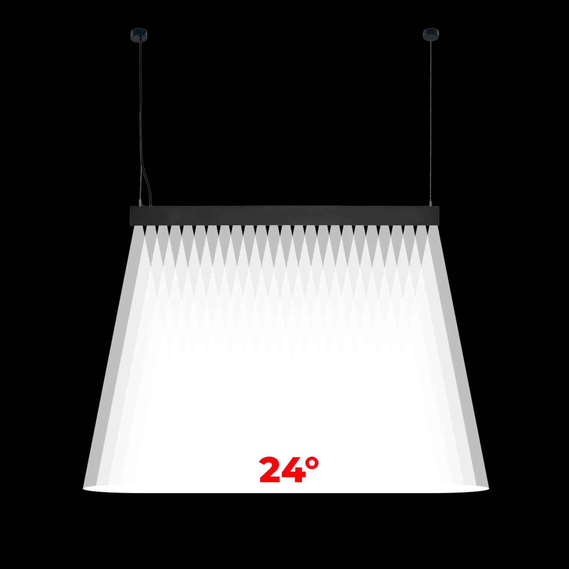 Luminaria lineal LED CCT - Bidireccional - Suspensión - Potencia ajustable 20W/30W/40W - 120cm - UGR 17