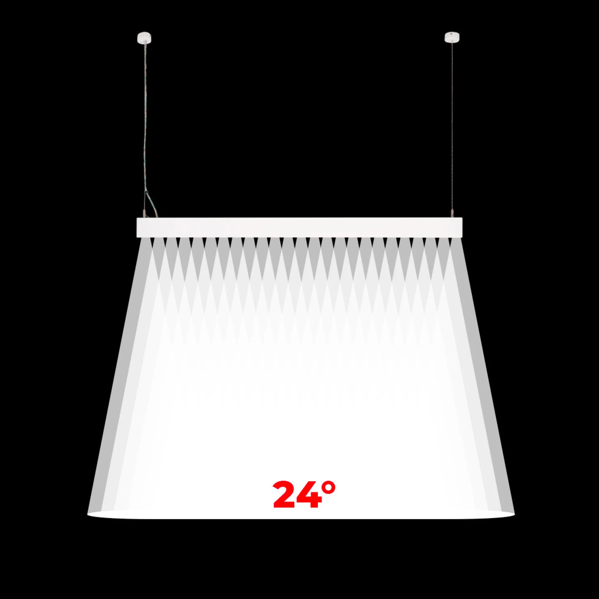 Luminaria lineal LED CCT - Bidireccional - Suspensión - Potencia ajustable 20W/30W/40W - 120cm - UGR 17