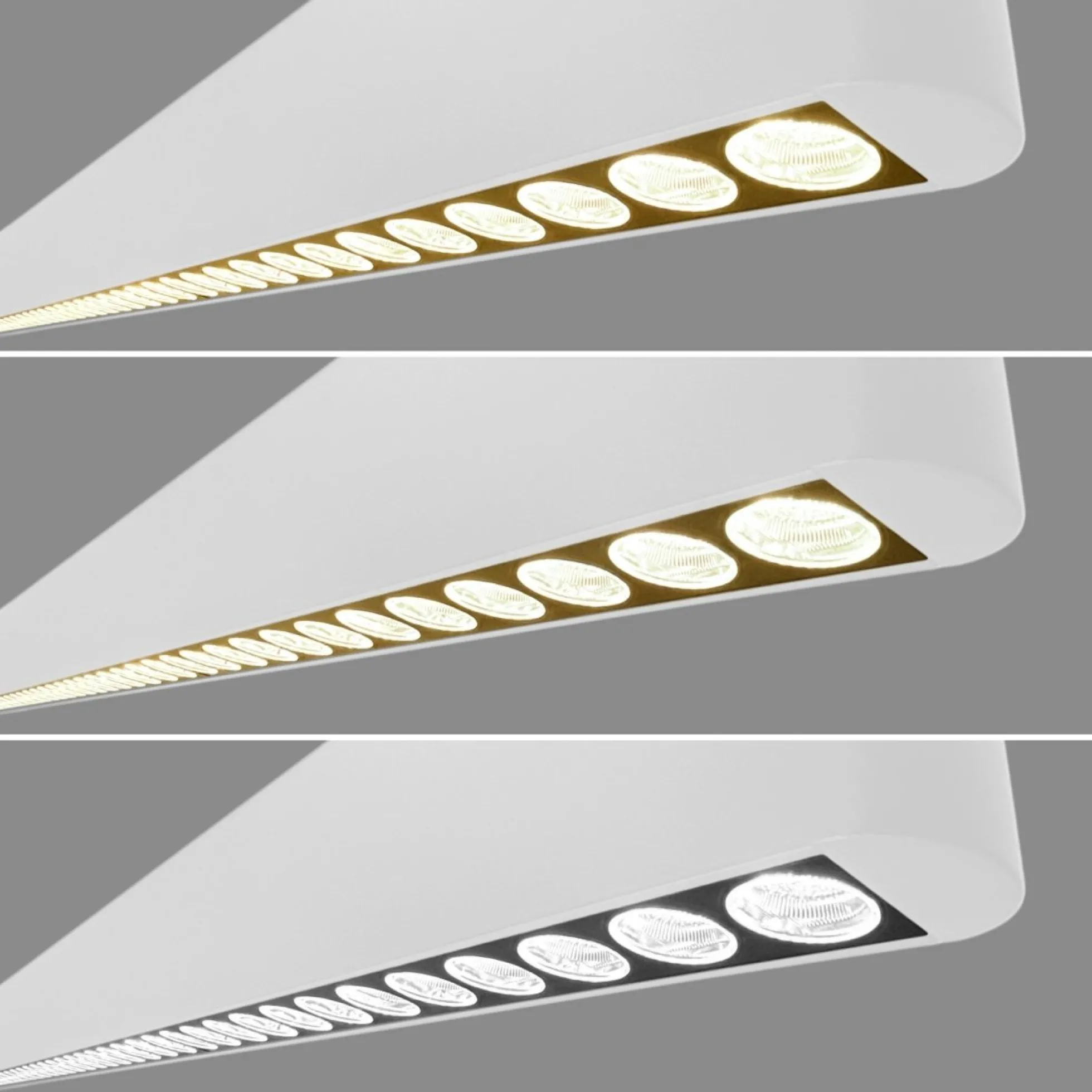 Luminaria lineal LED CCT - Bidireccional - Suspensión - Potencia ajustable 20W/30W/40W - 120cm - UGR 17