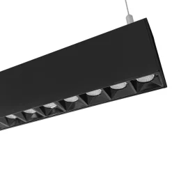 Luminaria lineal LED CCT - Suspensión/superficie - Potencia ajustable 20W/30W/40W - 120cm - UGR 17