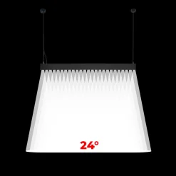 Luminaria lineal LED CCT - Suspensión - Potencia ajustable 20W/30W/40W - 120cm - UGR 17