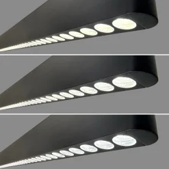 Luminaria lineal LED CCT - Suspensión - Potencia ajustable 20W/30W/40W - 120cm - UGR 17