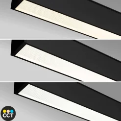 Luminaria lineal LED CCT - 40W - Suspensión / superficie - Potencia ajustable - 120cm