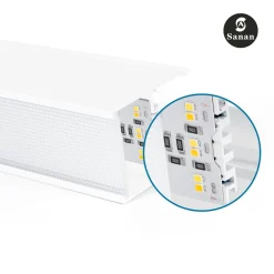 Luminaria lineal LED CCT - 40W - Suspensión / superficie - Potencia ajustable - 120cm