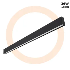 Luminaria lineal LED de suspensión / superficie 36W - Slim - 120cm - 2500lm