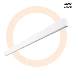 Luminaria lineal LED de suspensión / superficie 36W - Slim - 120cm - 2500lm