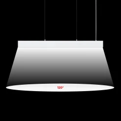 Luminaria lineal LED de suspensión / superficie 36W - Slim - 120cm - 2500lm