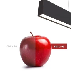 Luminaria lineal LED de suspensión / superficie 36W - Slim - 120cm - 2500lm