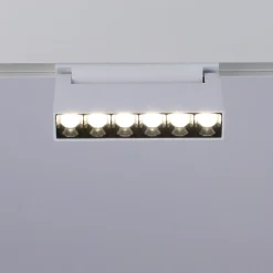 Luminaria lineal LED orientable para carril magnético 48V - 6W - UGR16