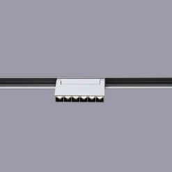Luminaria lineal LED orientable para carril magnético 48V - 6W - UGR16