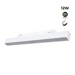 Luminaria lineal opal para carril magnético CCT - 12W - Mi Light