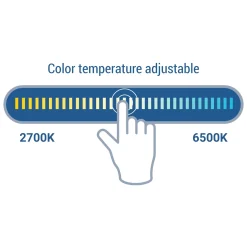 Luminaria lineal opal para carril magnético RGB + CCT - 12W - Mi Light