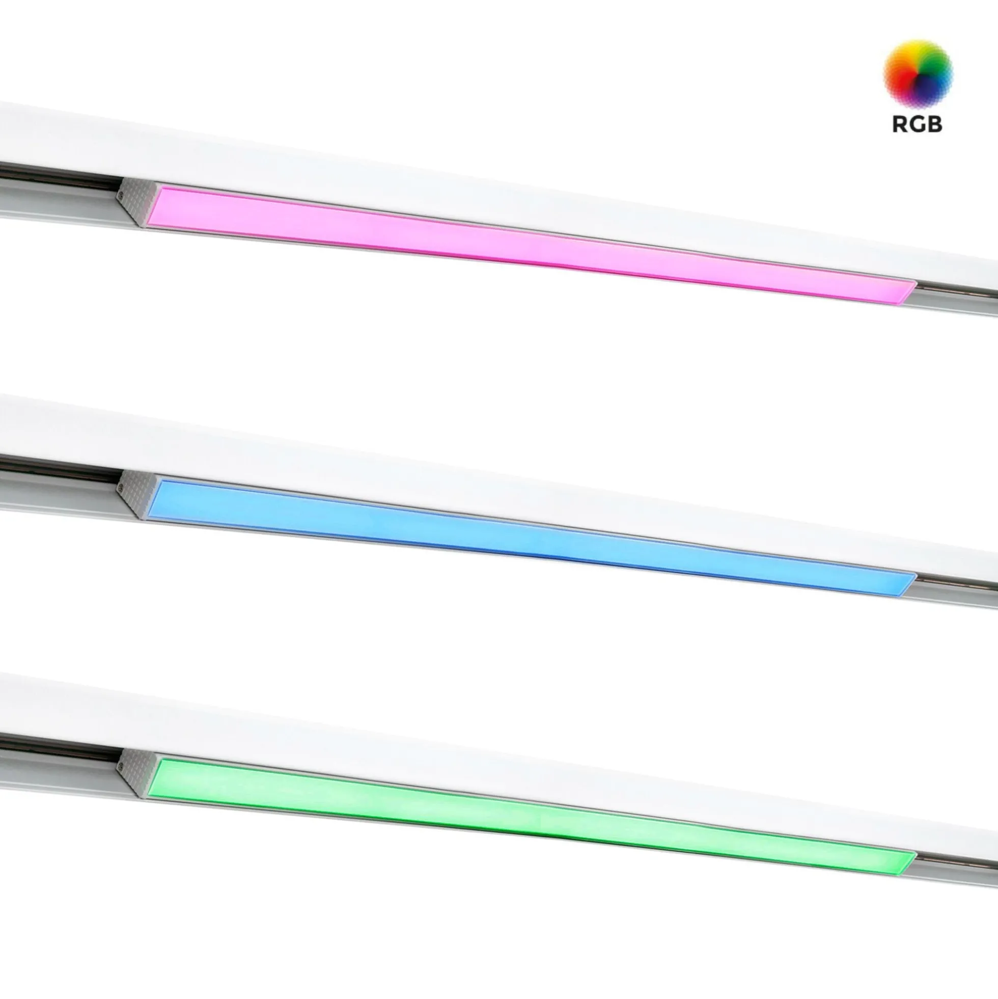 Luminaria lineal opal para carril magnético RGB + CCT - 24W - Mi Light - Blanco