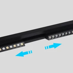 Luminaria lineal orientable para carril magnético CCT - 10W - UGR18 - Mi Light