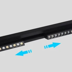 Luminaria lineal orientable para carril magnético CCT - 20W - UGR18 - Mi Light