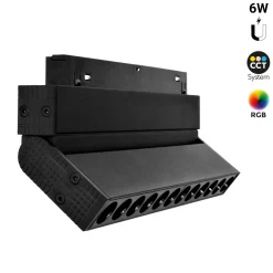 Luminaria lineal orientable para carril magnético RGB + CCT - 6W - UGR18 - Mi Light