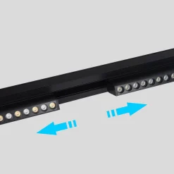 Luminaria lineal orientable para carril magnético RGB + CCT - 12W - UGR18 - Mi Light