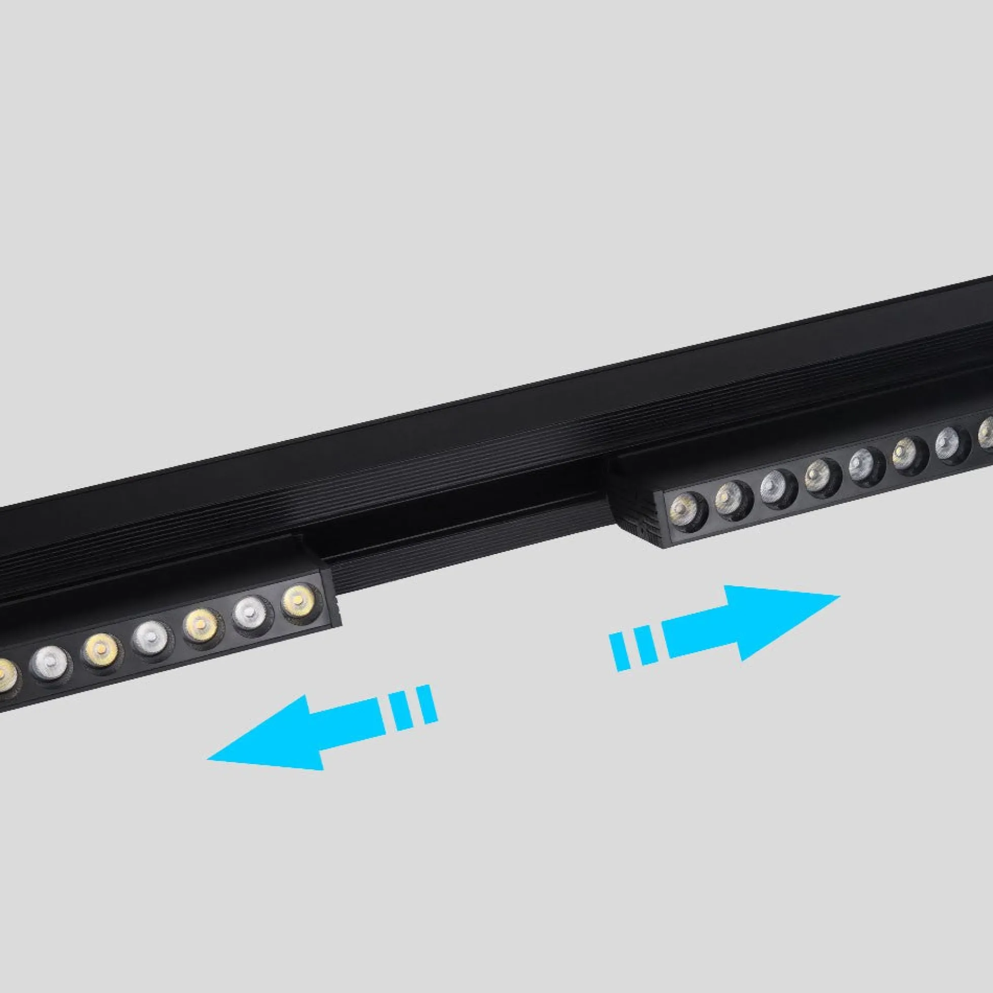 Luminaria lineal orientable para carril magnético RGB + CCT - 12W - UGR18 - Mi Light