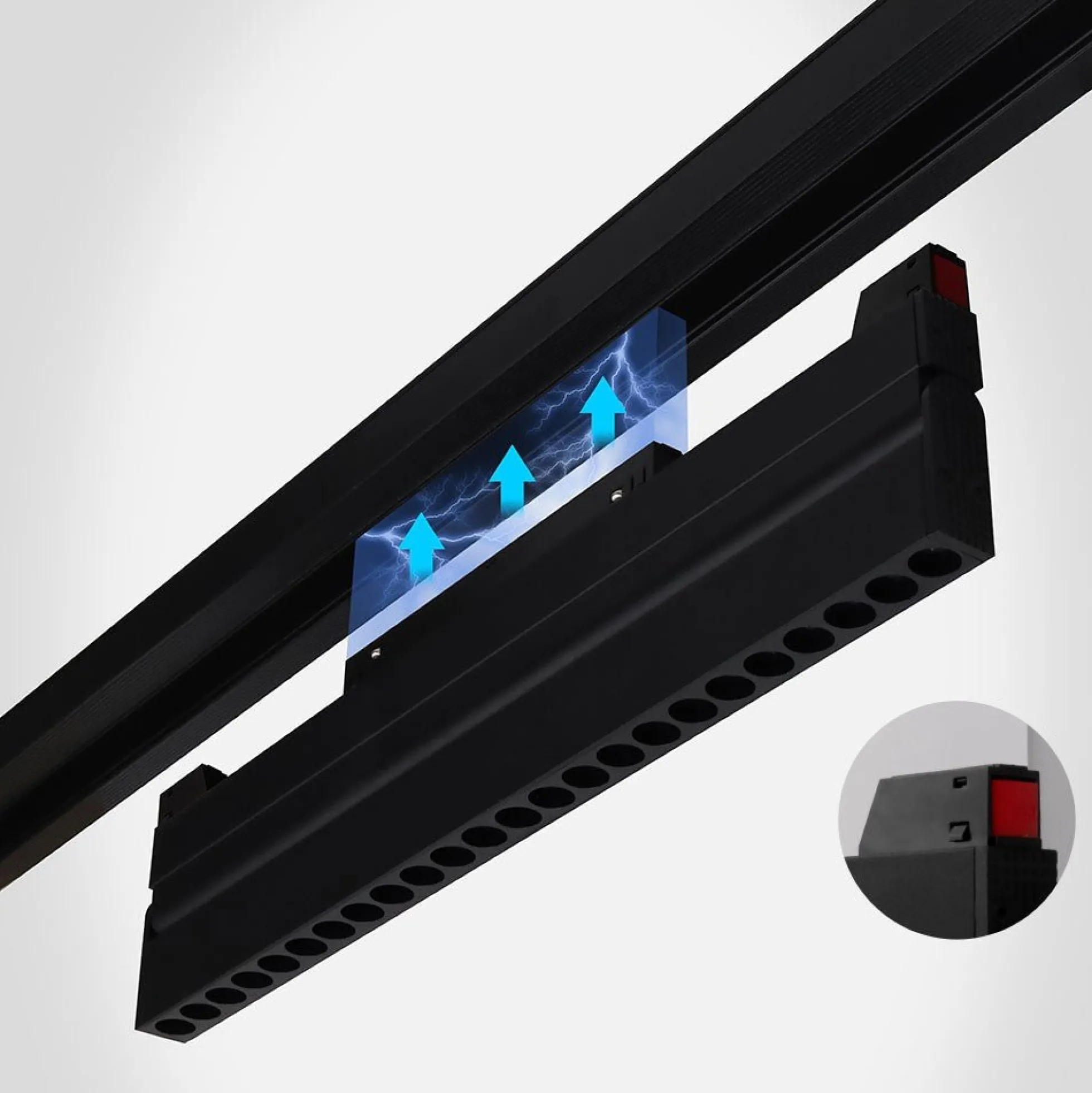 Luminaria lineal orientable para carril magnético RGB + CCT - 12W - UGR18 - Mi Light