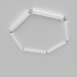 Luminaria lineal para hexágono - 6500K - 40 x 4cm