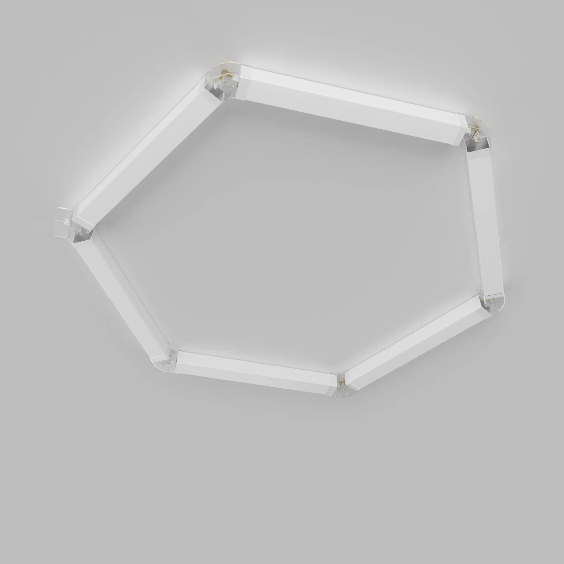 Luminaria lineal para hexágono - 6500K - 40 x 4cm