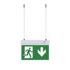 Luz de emergencia permanente con pictograma