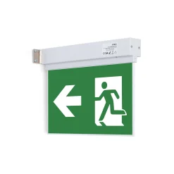 Luz de emergencia permanente con pictograma
