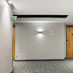 Luz de emergencia permanente con pictograma