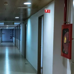 Luz de emergencia permanente con pictograma