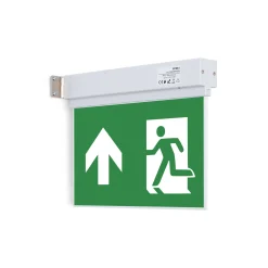 Luz de emergencia permanente con pictograma